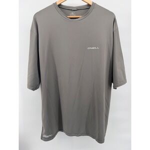 O'Neill Rash Guard Mens 4XL Grey Good Skins 50+ UV Protection Swim Shirt